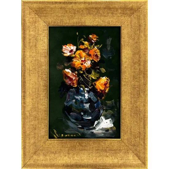 Gölgede Filiz Yağlı Boya Tablosu