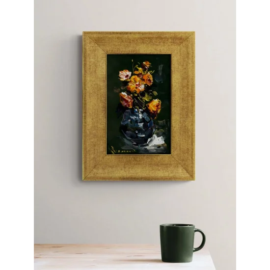 Gölgede Filiz Yağlı Boya Tablosu