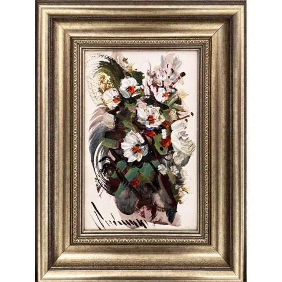 Gölgede Filizler Yağlı Boya Tablosu