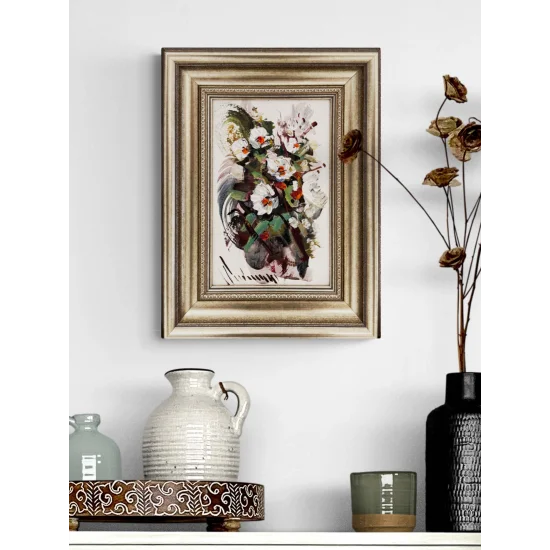 Gölgede Filizler Yağlı Boya Tablosu