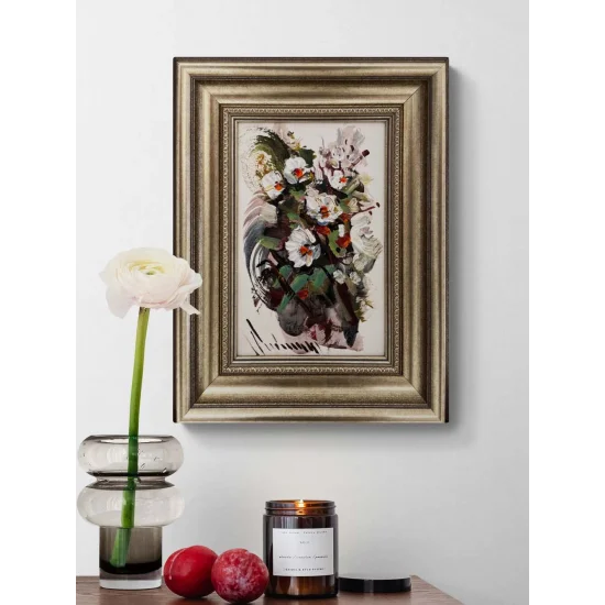 Gölgede Filizler Yağlı Boya Tablosu