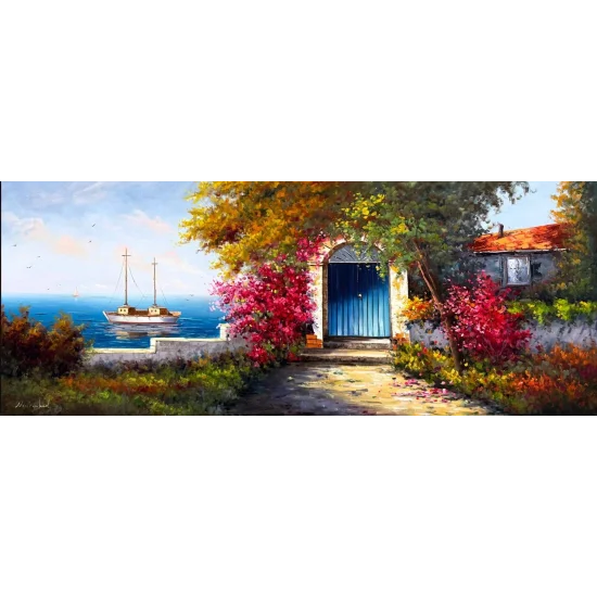 Judas Trees at the Gate of the Heart Oil Painting