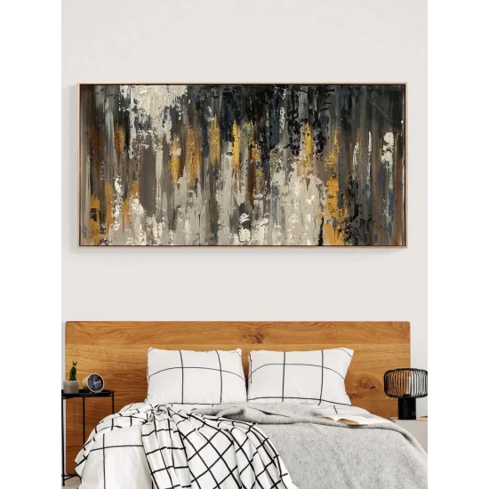 Grinin Altın Yansıması Yağlı Boya Tablosu