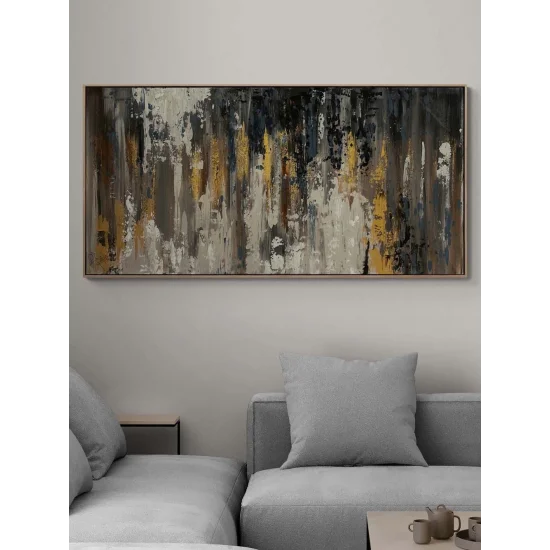 Grinin Altın Yansıması Yağlı Boya Tablosu