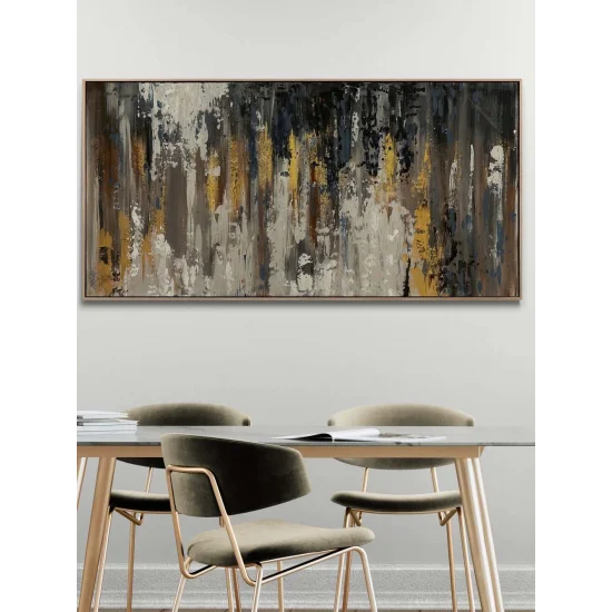 Grinin Altın Yansıması Yağlı Boya Tablosu