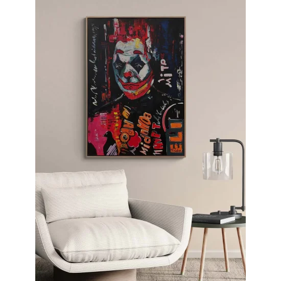 The Darkness of a Smile: Joker Oil Painting