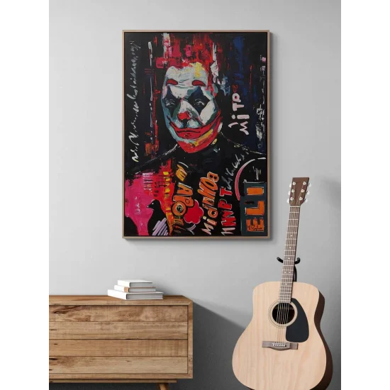 The Darkness of a Smile: Joker Oil Painting