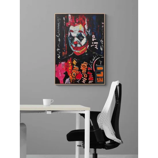 The Darkness of a Smile: Joker Oil Painting