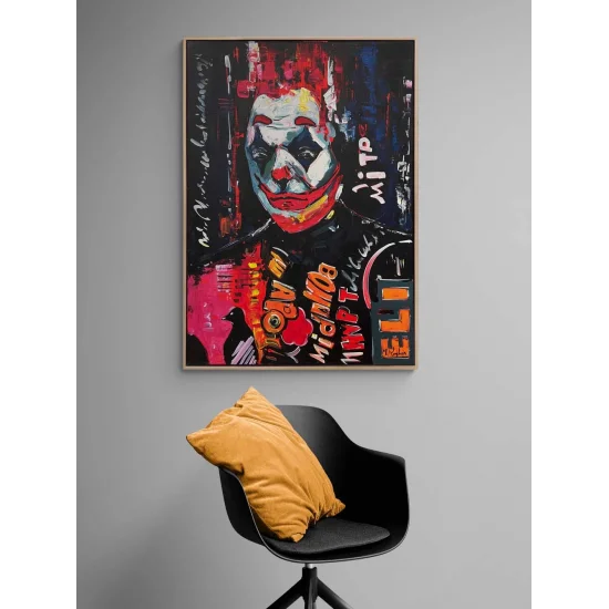 The Darkness of a Smile: Joker Oil Painting