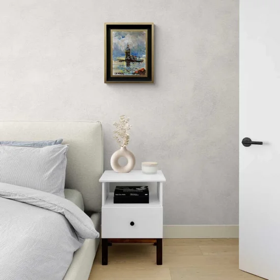 Maidens Tower At Sunset Oil Painting