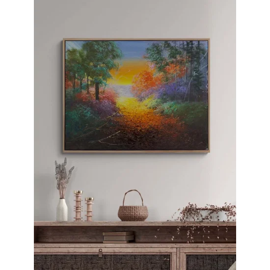 Güneşli Sessizlik Yağlı Boya Tablosu