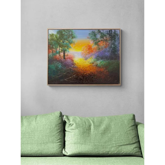 Güneşli Sessizlik Yağlı Boya Tablosu