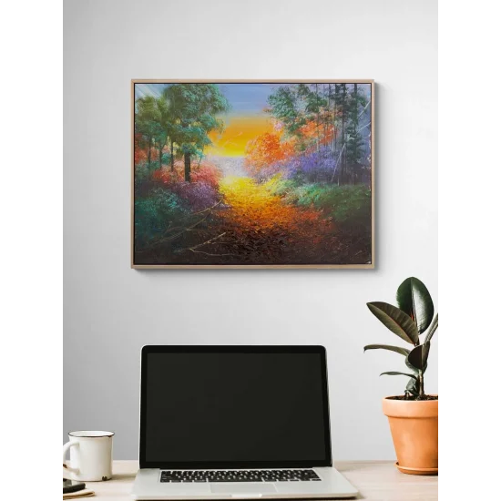 Güneşli Sessizlik Yağlı Boya Tablosu