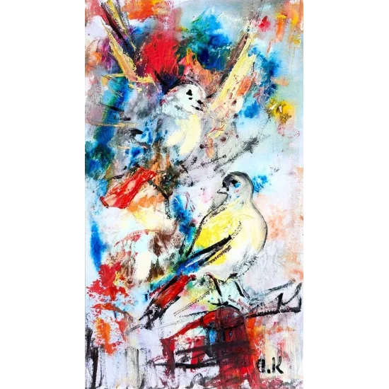 The Pigeons Dreams Oil Painting
