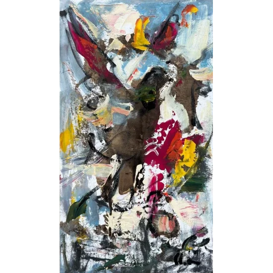 Güvercinin İncelikleri Yağlı Boya Tablosu