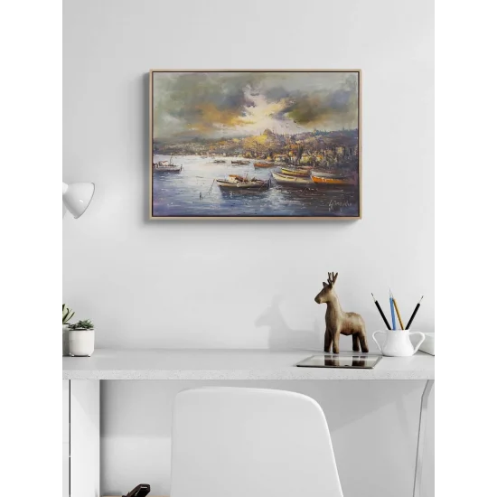 Haliç’e Doğru Yağlı Boya Tablosu