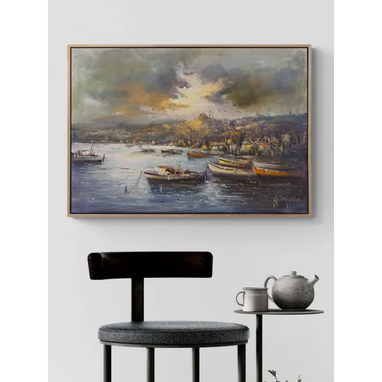 Haliç’e Doğru Yağlı Boya Tablosu