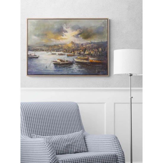 Haliç’e Doğru Yağlı Boya Tablosu