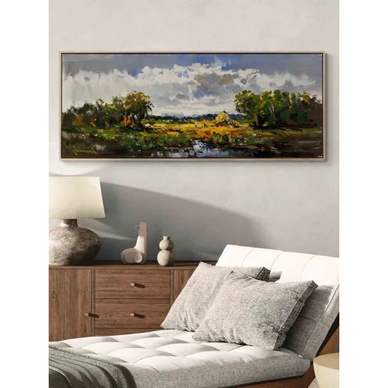 Hasat Zamanı Yağlı Boya Tablosu