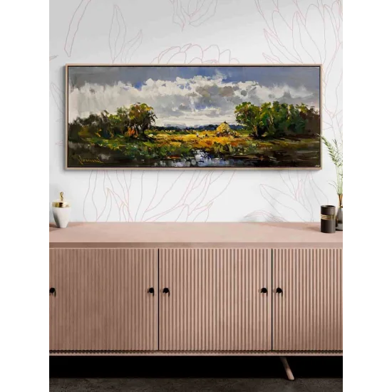 Hasat Zamanı Yağlı Boya Tablosu