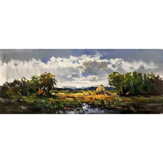 Hasat Zamanı Yağlı Boya Tablosu