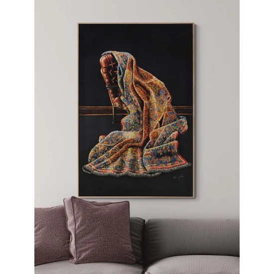 Hatıralı Koltuk Yağlı Boya Tablosu