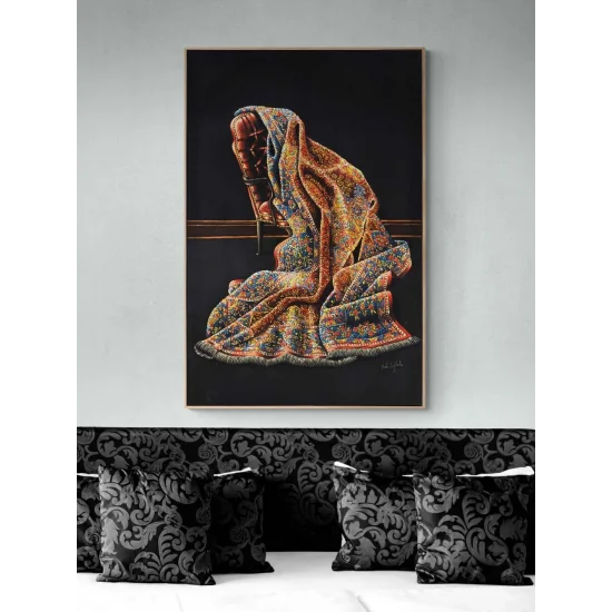 Hatıralı Koltuk Yağlı Boya Tablosu