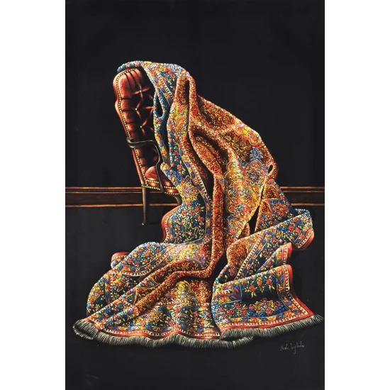 Hatıralı Koltuk Yağlı Boya Tablosu