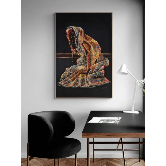 Hatıralı Koltuk Yağlı Boya Tablosu