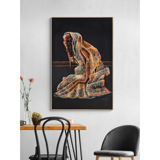 Hatıralı Koltuk Yağlı Boya Tablosu