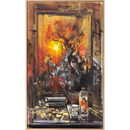 Hatıralı Masa Yağlı Boya Tablosu