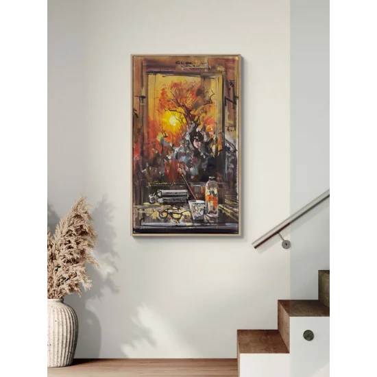 Hatıralı Masa Yağlı Boya Tablosu