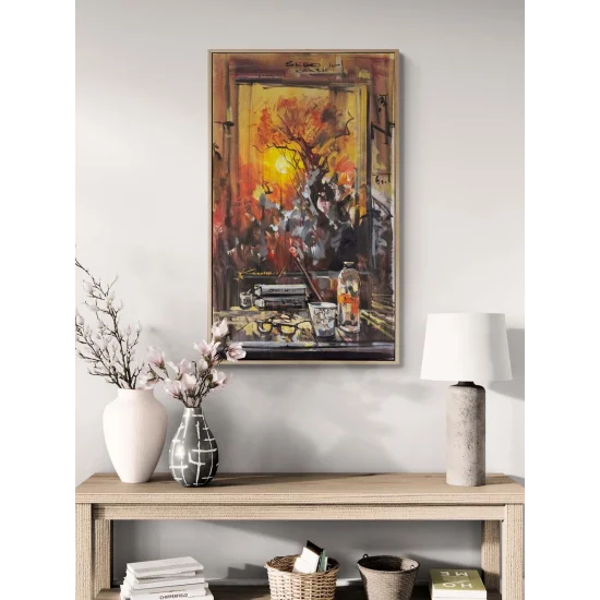 Hatıralı Masa Yağlı Boya Tablosu