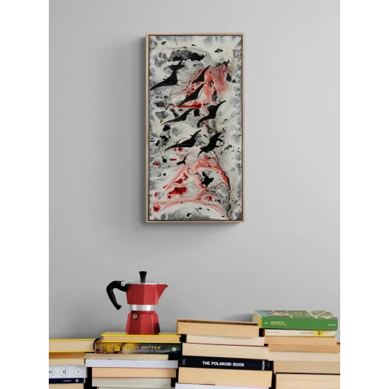 Hayallerde Kuşlar Yağlı Boya Tablosu