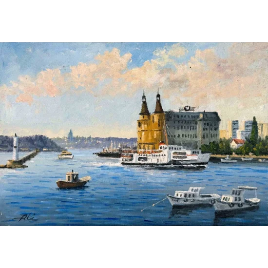 Haydarpaşa Oil Painting