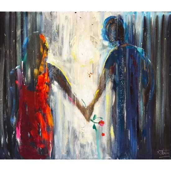 Her Zaman Birlikte Yağlı Boya Tablosu