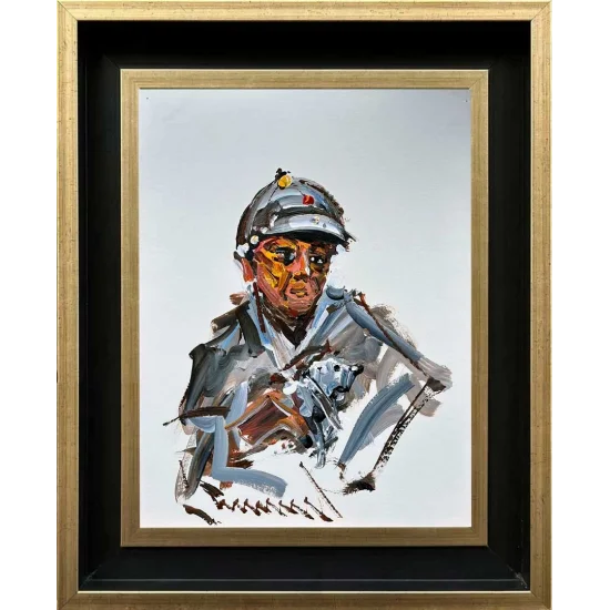 Hoca ve Köpeği Yağlı Boya Tablosu