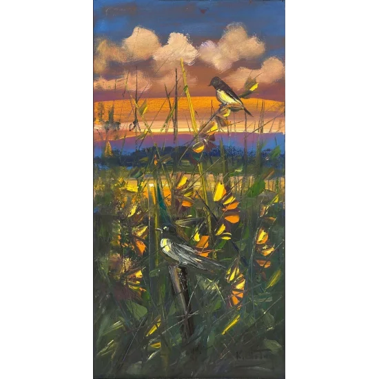 İlkbahar Kanatları Yağlı Boya Tablosu