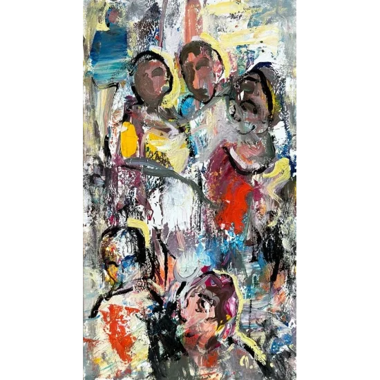 İnsan Yansımaları Yağlı Boya Tablosu