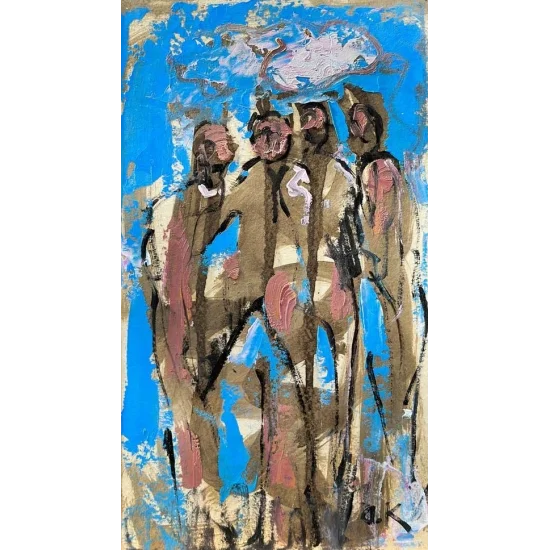 The People Oil Painting