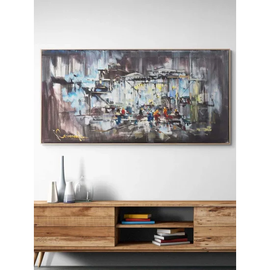 Işığın Hatırası Yağlı Boya Tablosu