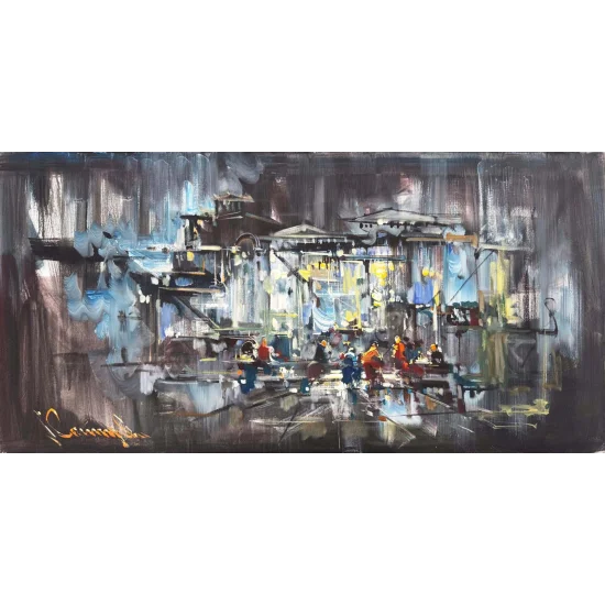 Işığın Hatırası Yağlı Boya Tablosu