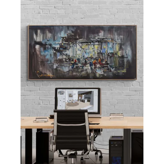 Işığın Hatırası Yağlı Boya Tablosu