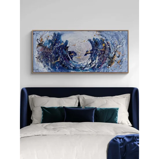 Birds Flying with Light Oil Painting