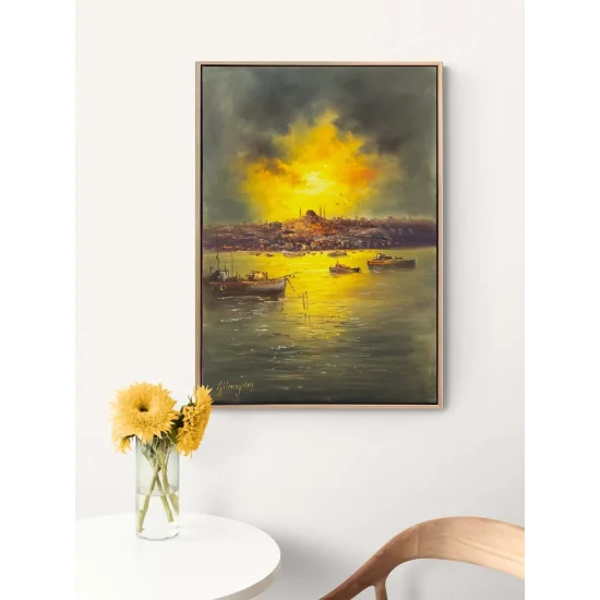 The Bosphorus on the Horizon Oil Painting