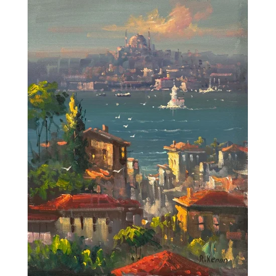 View of the Bosphorus Oil Painting