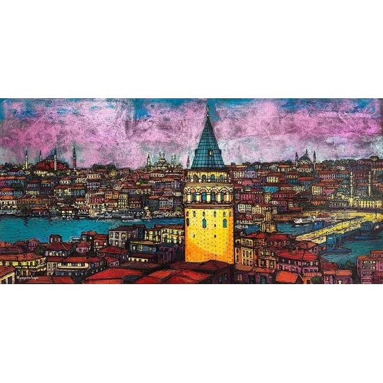 Sparkling Bosphorus Oil Painting