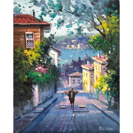 Morning in Istanbul Oil Painting