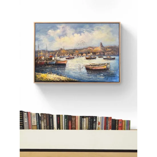 İstanbul’a Doğan Huzur Yağlı Boya Tablosu