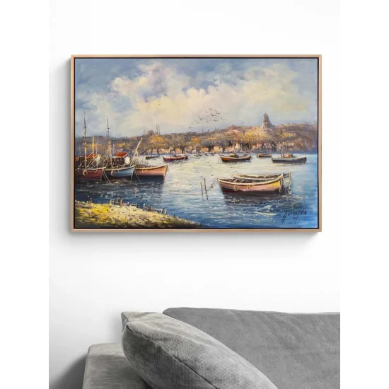 İstanbul’a Doğan Huzur Yağlı Boya Tablosu